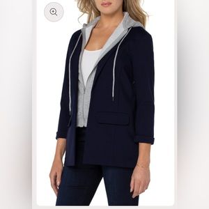 Liverpool Boyfriend Blazer w removable hood